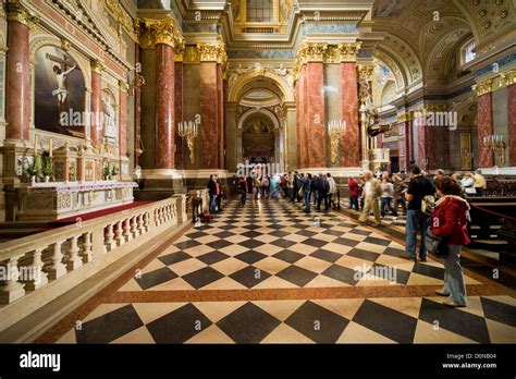 Interior of the St Stephen Basilica in Budapest, Hungary Stock Photo - Alamy