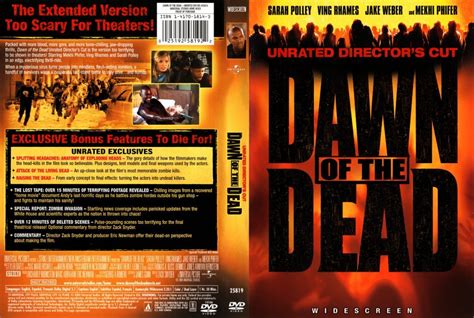 Dawn of the Dead (Unrated Director's Cut) - Movie DVD Scanned Covers ...