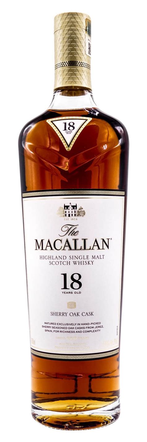 Macallan Single Malt Scotch Whisky 18 Year Old 750ml - Acker Wines ...