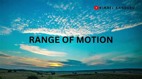 Range Of Motion Passive & Active - YouTube