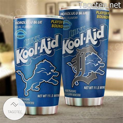 Detroit Lions Kool-aid Tumbler - Tagotee