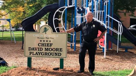 Playground named in honor of Janesville police chief on last day