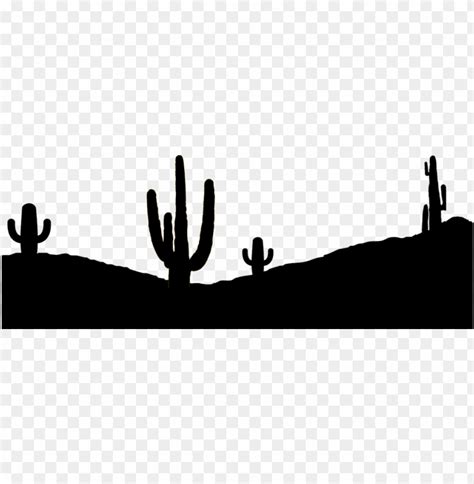 cactus silhouette PNG image with transparent background | TOPpng