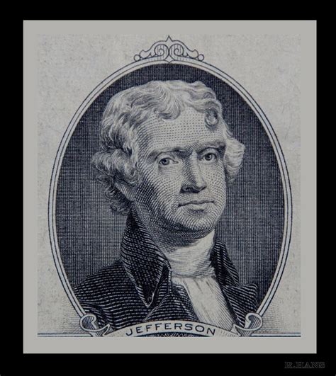 Thomas Jefferson 2 Dollar Bill Portrait Photograph by Rob Hans