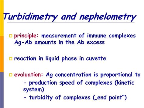 TURBIDIMETRY PRINCIPLE PDF