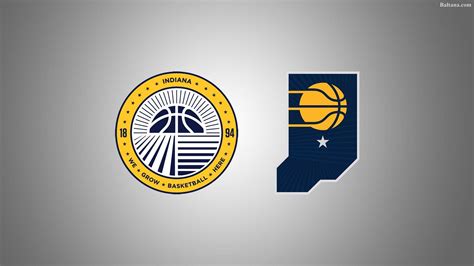 Download Indiana Pacers State Of Indiana Logo Wallpaper | Wallpapers.com