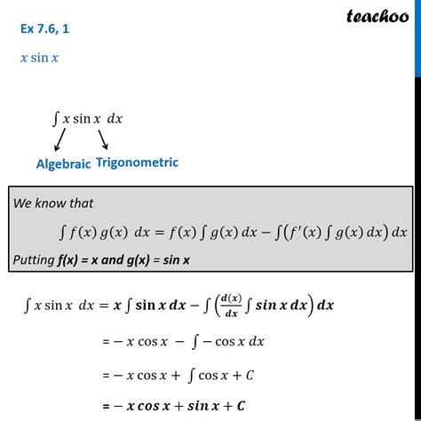 Describe the Method Used to Integrate Sine Cubed X.