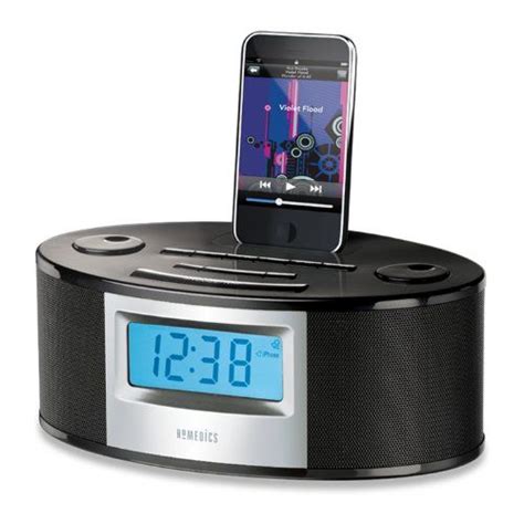 Homedics Alarm Clock Instructions | Iphone docking station, Clock ...