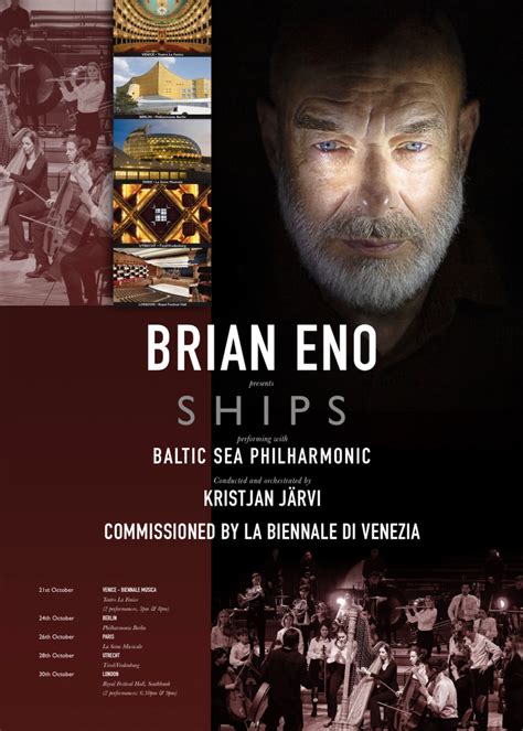 Brian Eno Announces 2023 "Ships" Tour, His First-Ever Solo Trek