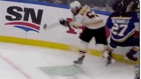 VIDEO: Bruins' Brad Marchand Clearly Lays Dirty Hit on Blues' Alex Pietrangelo