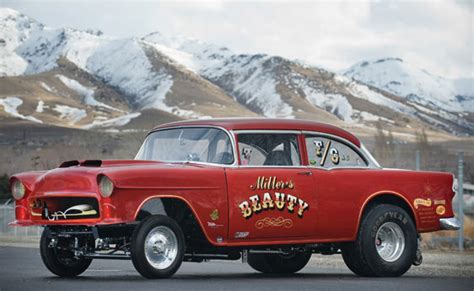 247 AUTOHOLIC: '55 Miller's Beauty Chevy Gasser