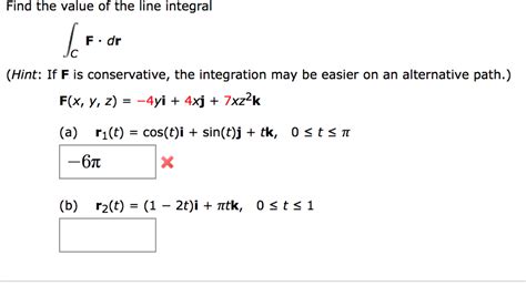 Solved Evaluate the line integral using the Fundamental | Chegg.com