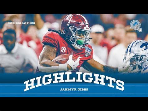 Jahmyr Gibbs highlights | 2023 NFL Draft – MotownLions.com