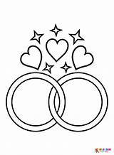 Printable Wedding Ring Coloring Pages  Free sketch template
