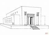 Reconstruction Of Solomons Temple coloring Page  Free Printable sketch template