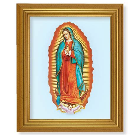 Our Lady of Guadalupe Gold Framed Art - Buy Religious Catholic Store