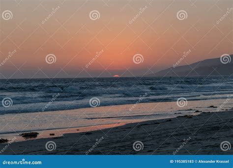 Another Beautiful Zuma Beach Sunset, Malibu, California Stock Image ...