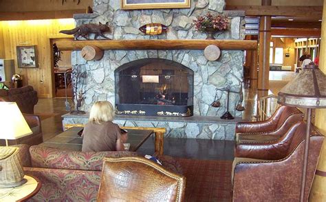 Princess Wilderness Lodge | Fireplace | Mt McKinley | Denali