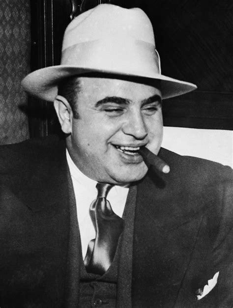 Gangster Al Capone Smoking Cigar - Westport Historical Society