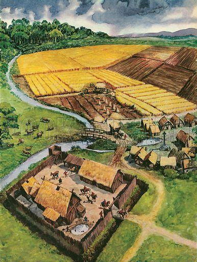 Medieval agriculture stock image | Look and Learn