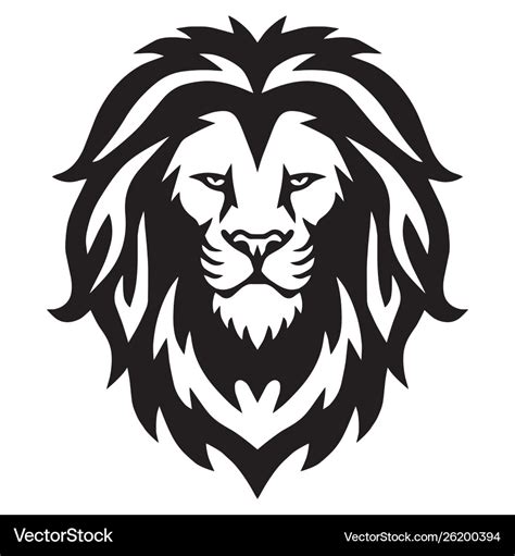 Lion Head Outline Svg