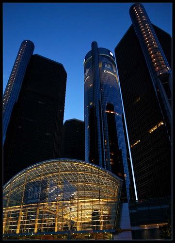 GM @ Night... Detroit RiverWalk | GM Building in Detroit, MI… | Flickr