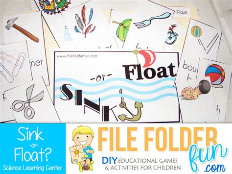 Sink or Float Printable Game