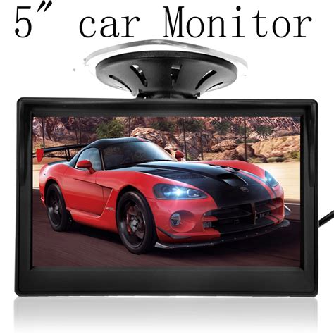 5" High Resolution HD 800*480 Car TFT LCD Monitor Car Electronics Screen 2ch Video with Car ...