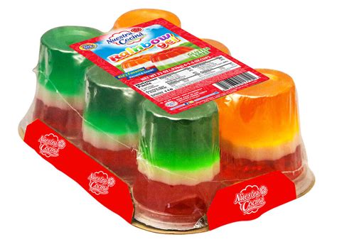 NC Rainbow Gelatin 6-PK 5.5 oz | NUESTRA COCINA®