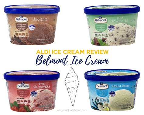 Belmont Ice Cream - Aldi Reviews - AisleofShame.com