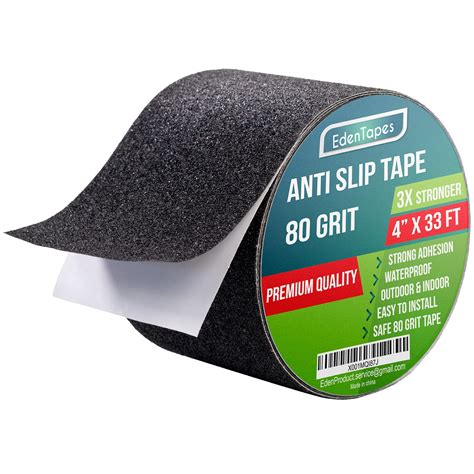 Buy Heavy Duty Anti Slip Grip Tape Roll (4inx33ft), High Traction Anti Slip Tape, Waterproof ...