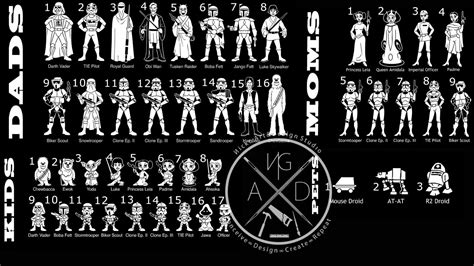 Star Wars Stick Figure Family Vinyl Decal Sticker Car Window Wall Laptop Cartoon | Stick figure ...