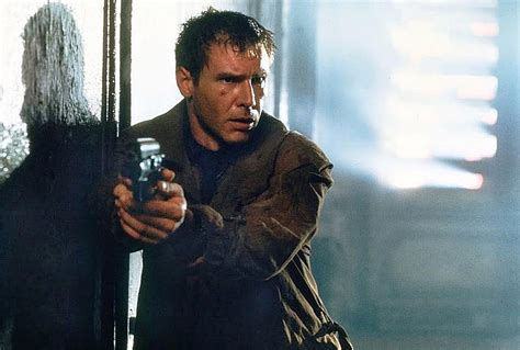 Harrison Ford as Rick Deckard a blade runner in Blade Runner 1982 ...