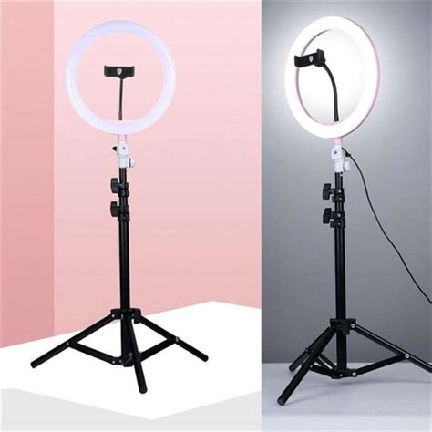 Ring Light 10/26cm Dimmable LED Ringlight With Tripod Stand For Makeup and Selfie | Lazada PH