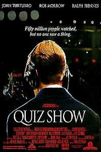 QUIZ SHOW- 2-sided original movie poster- RALPH FIENNES | eBay