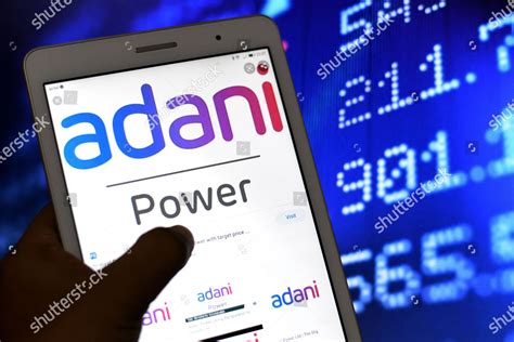 This Photo Illustration Adani Power Company Editorial Stock Photo ...