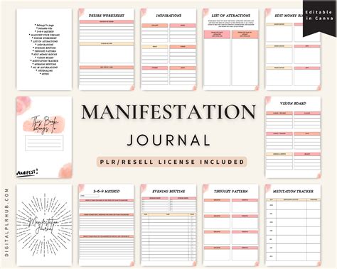 Manifestation Journal – Digital PLR Hub