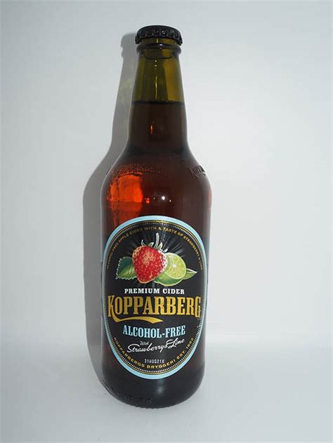 Kopparberg Alcohol FREE Stawberry & Lime 500ml Bottle | BeerBuffs ...