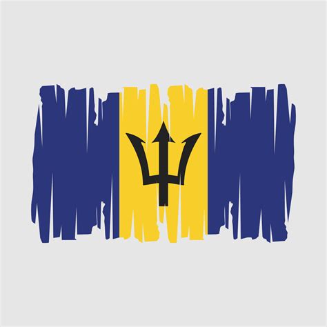 Barbados Flag Vector Illustration 20847312 Vector Art at Vecteezy