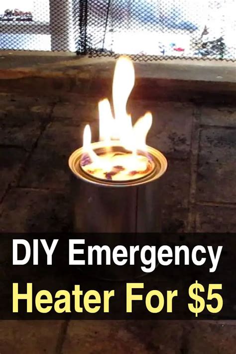 DIY Emergency Heater for $5 | Urban Survival Site