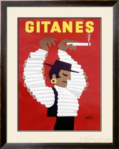 'Gitanes Cigarettes' Framed Giclee Print - Herve Morvan | AllPosters.com | Vintage posters ...