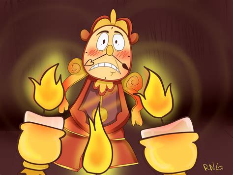 Cogsworth and Lumiere by minarosario on DeviantArt