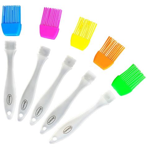 Daixers Silicone Basting Pastry & Bbq Brushes Durable, Attractive, Heat Resistant Kitchen ...