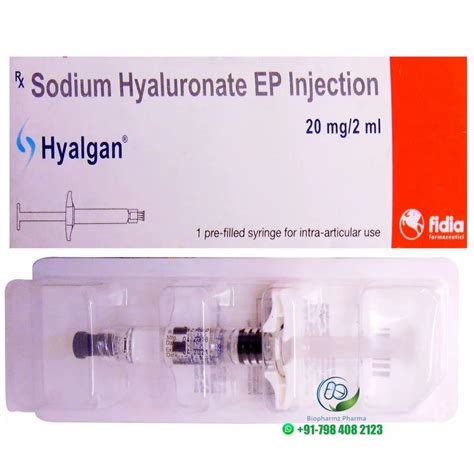 Hyalgan Injection Hayluronic Acid at Rs 1500/vial | Pharmaceutical ...