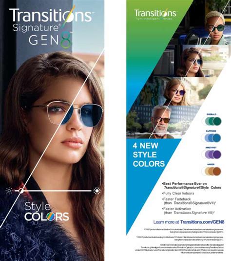 New Colors for Transitions Lenses Introduced