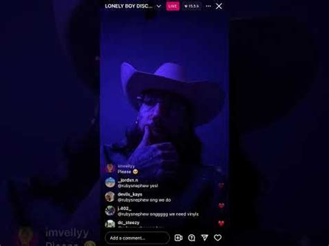 SCRIM IG LIVE 31/1/24 - LONELY BOY SNIPPETS - YouTube