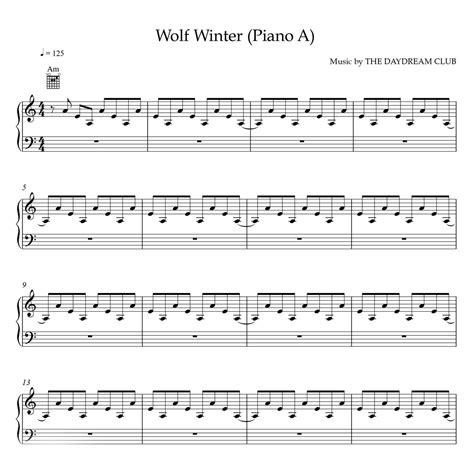 Wolf Winter (For 2 Pianos) - Piano Sheet Music + Track Downloads | The ...