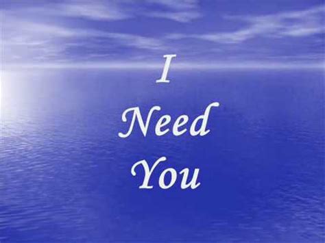 LeAnn Rimes I Need You Lyrics *on screen above & in description below*