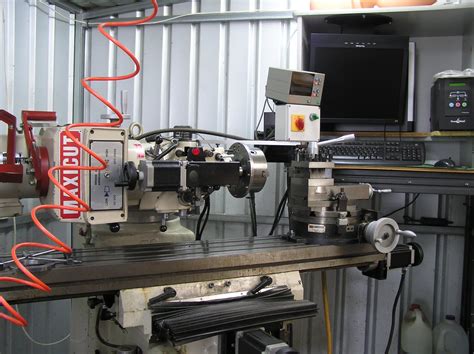 The Lone Machinist: Converting a CNC Mill into a CNC Lathe.