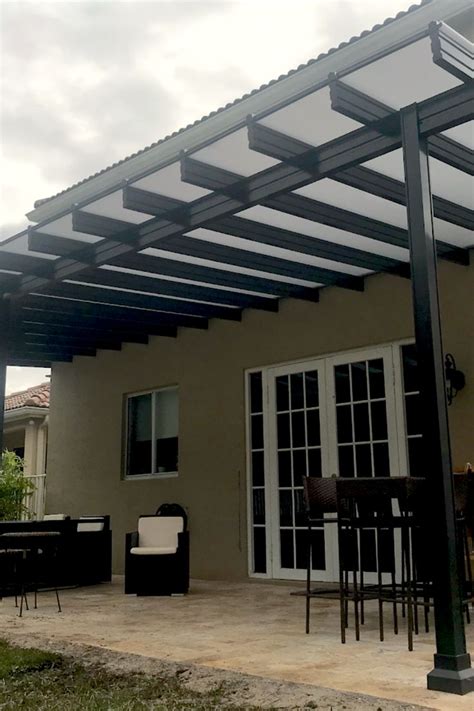 Overhang Patio Cover Idea in 2021 | Patio overhang ideas, Patio ...